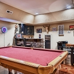 custom built homes finished basement & kitchen