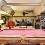 custom built homes finished basement area