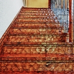 custom built homes stairway