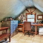 custom built homes office details