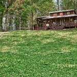 custom built homes barn right view