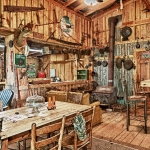 custom built homes barn interior