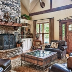 custom built homes great room