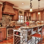 custom built homes kitchen