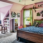 custom built homes girls bedroom