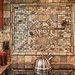 custom built homes kitchen backsplach