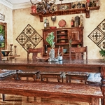 custom built homes dining room