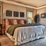 custom built estate homes master bedroom