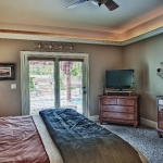 custom built homes master bedroom interior trim