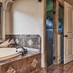 custom built homes master bathroom tub