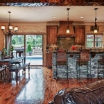 custom built homes kitchen and dining