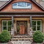 custom built homes close up