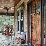 custom built homes front porch