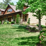 custom built homes left view