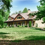 custom built homes hillside view