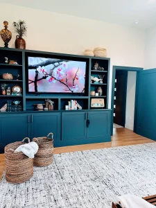 Riverbend Modern Home – Primary Bedroom Custom Built-Ins