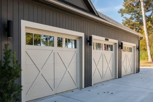 cobble-creek-custom-homes-lakeview-barndominium-exterior-garage-doors-mooresville-nc copy