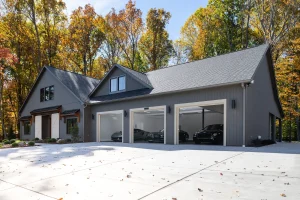 cobble-creek-custom-homes-lakeview-barndominium-exterior-garage-mooresville-nc copy